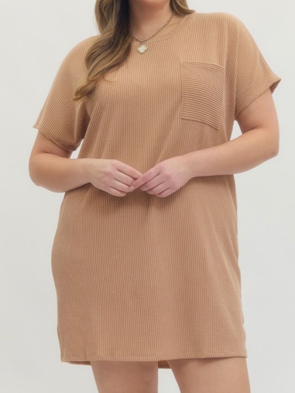Textured Flowy Dress